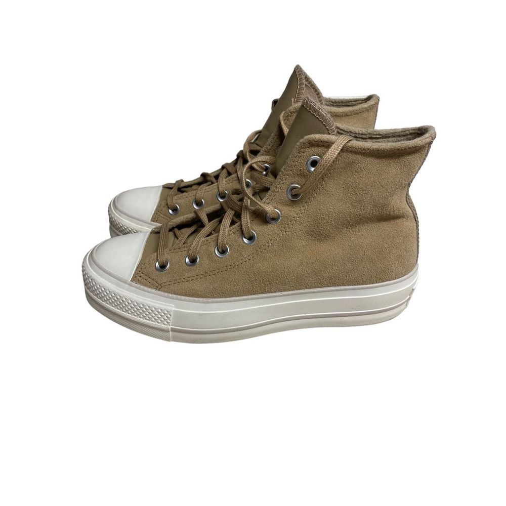 Converse Tan High-Top Athletic Shoes